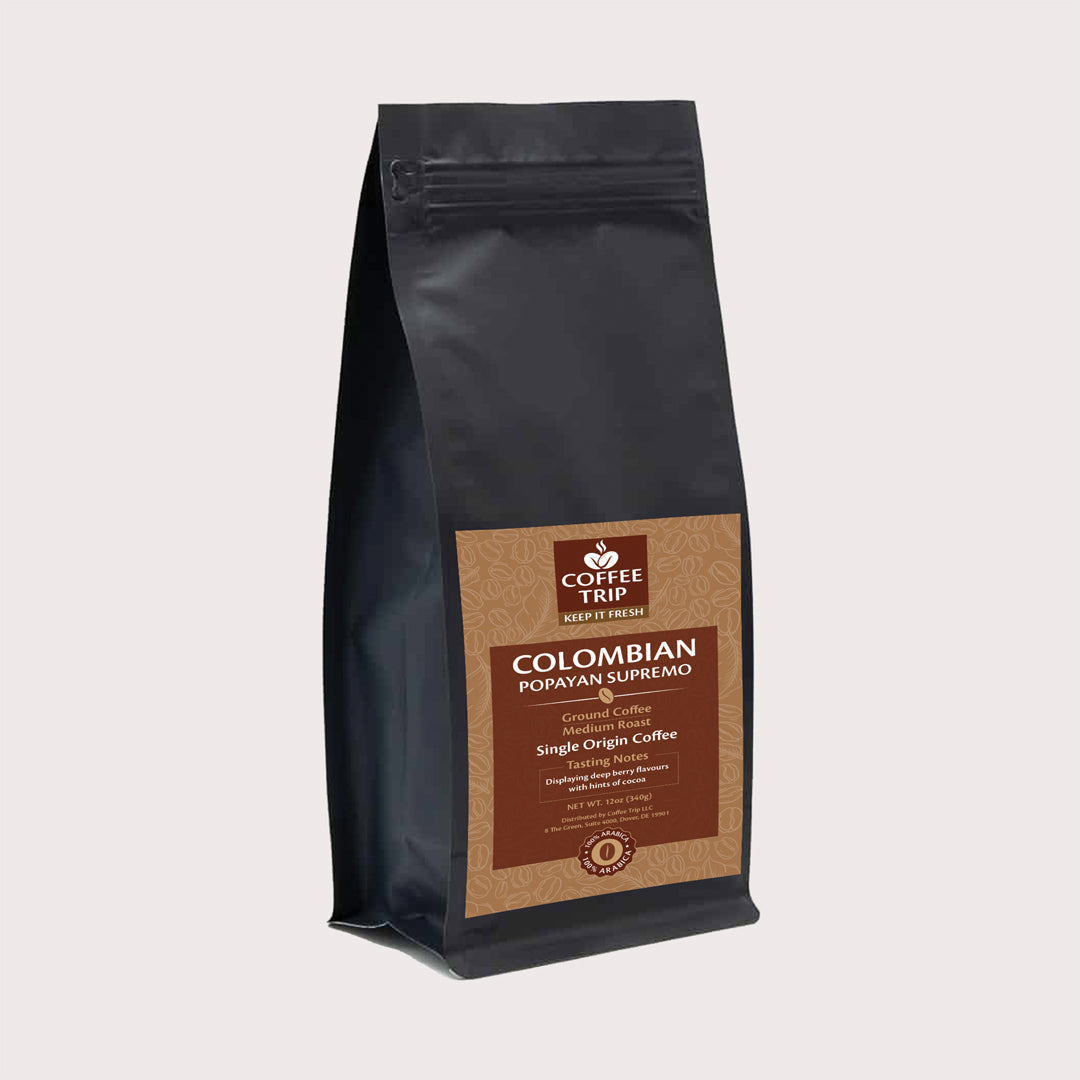 COLOMBIAN Popayan SUPREMO, Ground coffee, Medium roast